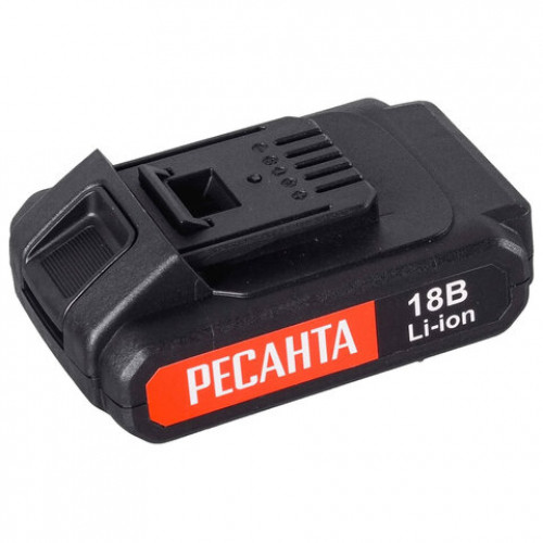 Дрель-шуруповерт аккумуляторная, 18В, 50 Нм, 2х2,0 А*ч, РЕСАНТА ДА-50Л2-18А, 75/14/9