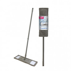 Швабра КОМПЛЕКТ черенок 75-127см +флаундер+МОП микрофибра, Классик Limited Edition, Y, 82260