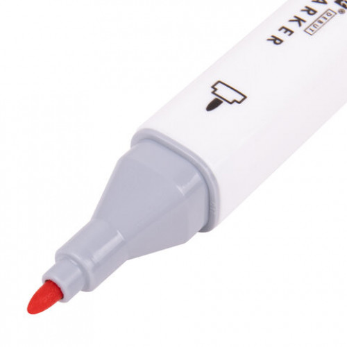 Маркеры для скетчинга двусторонние BRAUBERG ART DEBUT WHITE, НАБОР 12 шт., цвета осени, 152138