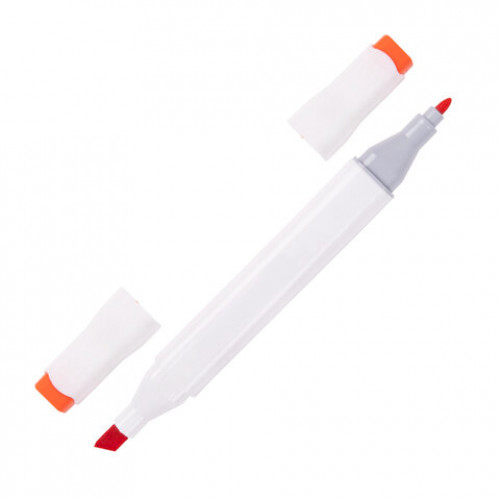 Маркеры для скетчинга двусторонние BRAUBERG ART DEBUT WHITE, НАБОР 12 шт., цвета осени, 152138