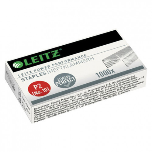 Скобы для степлера LEITZ Power Performance P2 № 10, 1000 шт., до 10 листов, 55770000