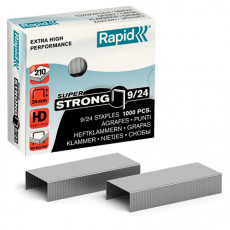 Скобы для степлера RAPID HD210 Super Strong №9/24, 1000 штук, до 210 листов, 24871800