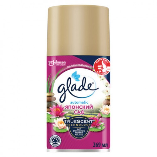 Сменный баллон 269 мл GLADE Японский сад для автоматических освежителей, 864980