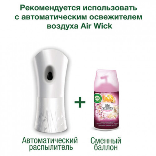 Сменный баллон 250 мл, AIRWICK LifeScents Королевский десерт, для автоматических освежителей, универсальный