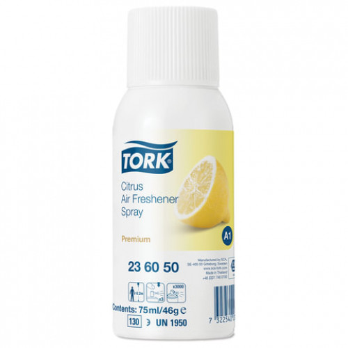 Сменный баллон 75 мл, TORK (Система А1) Premium, цитрус, 236050
