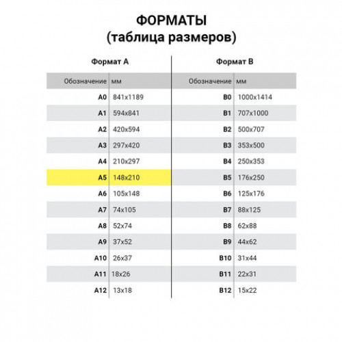 Сменный блок для тетрадей на 4 кольцах А5 120 л., BRAUBERG, ПОВЫШЕННОЙ ПЛОТНОСТИ, белый, 403638