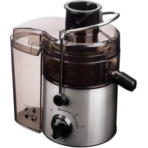 Соковыжималка SCARLETT SC-JE50S18, 800Вт, стакан 0,6л, емкость жмыха 1л, пластик, ста