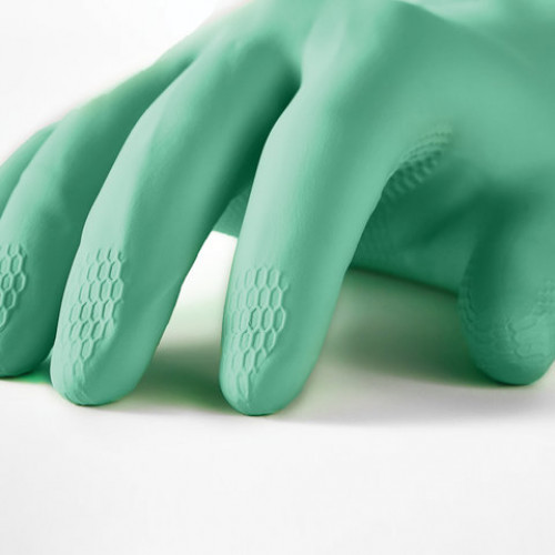 Перчатки латексные MANIPULA Контакт, хлопчатобумажное напыление, размер 10-10,5 (XL), зеленые, L-F-02
