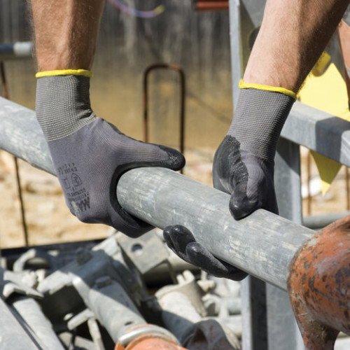 Перчатки текстильные MAPA Ultrane 553, нитриловое покрытие (облив), размер 10 (XL), черные