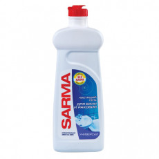 Чистящее средство для ванн и раковин антибактериальное 500 мл SARMA Свежесть, гель, без хлора, 80796