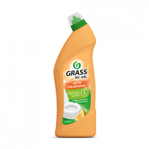 Средство для уборки сантехники и туалета дезинфицирующее 750мл GRASS DOS-GEL Сила цитрусов, 125678
