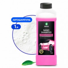 Высокопенный автошампунь для мойки и защиты 1 л GRASS NANO SHAMPOO, концентрат, 136101