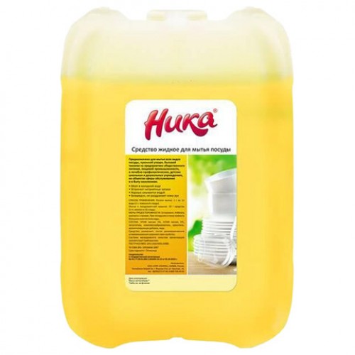 Средство для мытья посуды 5кг НИКА Лимон, жидкое, ш/к 00533