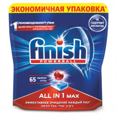 Таблетки для посудомоечных машин 65 шт. FINISH All in 1, 3017406