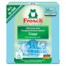 Таблетки для посудомоечных машин 30 шт. FROSCH СОДА (Германия), ЭКО, 713617