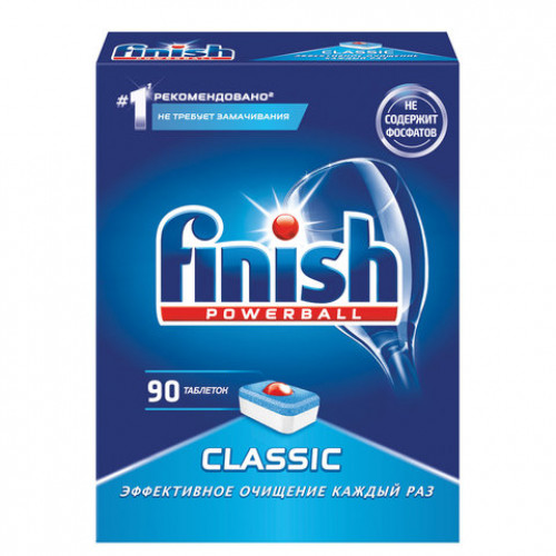 Таблетки для посудомоечных машин 90 шт. FINISH Classic PowerBall, 257268