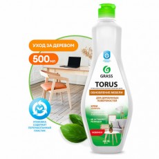 Крем-полироль для мебели 500мл GRASS TORUS, с антистатическим эффектом, 125821