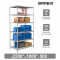 Стеллаж металлический BRABIX MS 220/50-6, 2200*1000*500 мм, 6 полок, 291375