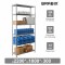 Стеллаж металлический BRABIX MS 220/30-6, 2200*1000*300 мм, 6 полок, 291373