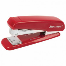 Степлер №24/6, 26/6 BRAUBERG Classic, до 25 листов, красный, 228502 Степлер №24/6, 26/6 BRAUBERG Classic, до 25 листов, красный, 228502