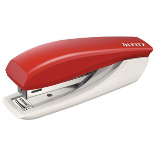Степлер №10 LEITZ New NeXXt, до 10 листов, с антистеплером, красный, 55170025