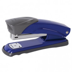 Степлер №24/6, 26/6 металлический BRAUBERG Universal+, до 25 листов, синий, 227780