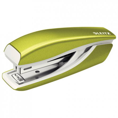 Степлер №10 металлический LEITZ New NeXXt WOW, до 10 л., зеленый металлик, 55281054