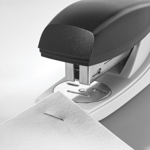 Степлер №24/6, 26/6 LEITZ New NeXXt, до 25 листов, с антистеплером, черный, 55010095