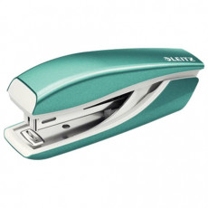 Степлер №10 металлический LEITZ New NeXXt WOW, до 10 л., бирюзовый металлик, 55281051