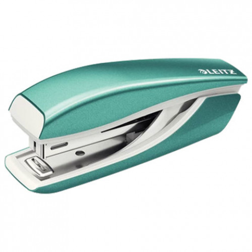 Степлер №10 металлический LEITZ New NeXXt WOW, до 10 л., бирюзовый металлик, 55281051