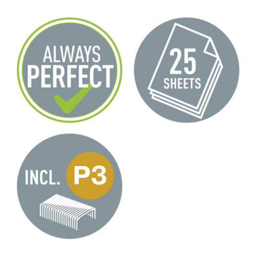 Степлер №24/6, 26/6 LEITZ New NeXXt, до 25 листов, с антистеплером, красный, 55010025