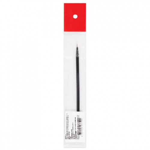 Стержень гелевый PENTEL (Япония) 141 мм, ЧЕРНЫЙ, игольчатый узел 0,5 мм, линия письма 0,25 мм, KFI5-AN