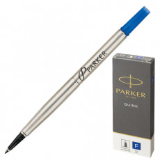 Стержень для ручки-роллера PARKER Quink RB, металлический 116 мм, линия письма 0,5 мм, синий, 1950279