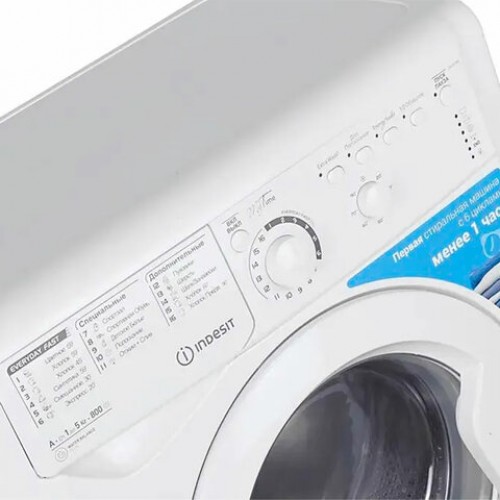 Стиральная машина INDESIT EWSB 5085 CIS, 800 об/мин, 5 кг, фронтальная загрузка, 16 п, 869991565300