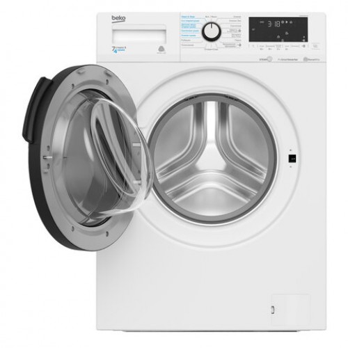 Стирально-сушильная машина BEKO WDB7425R2W, 1200 об/мин, 7 кг, фронтальная загрузка, 15 програ, 7169342200