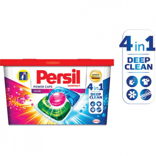 Средство для стирки в капсулах 21 шт. PERSIL (Персил) Power caps Color, 2465300