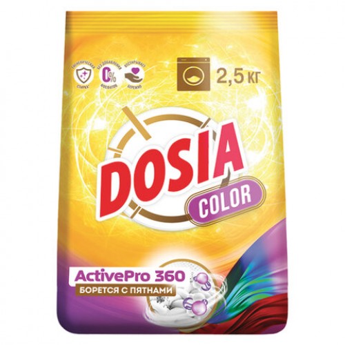 Стиральный порошок для всех типов стирки и тканей 2,5кг DOSIA Optima Color, ш/к 97051, 3280105