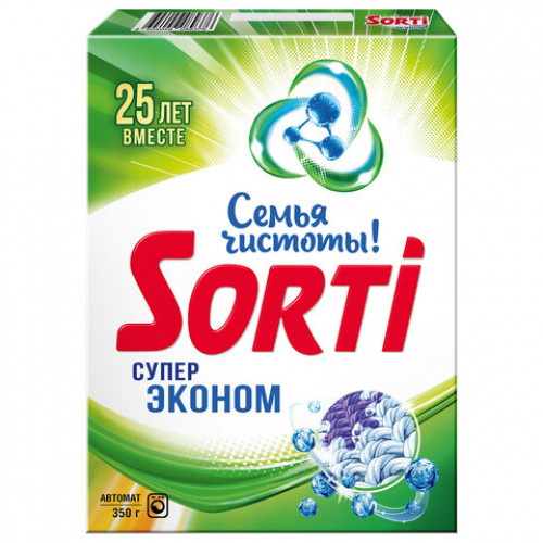 Стиральный порошок-автомат 350 г, SORTI СУПЕР ЭКОНОМ, 8560-3