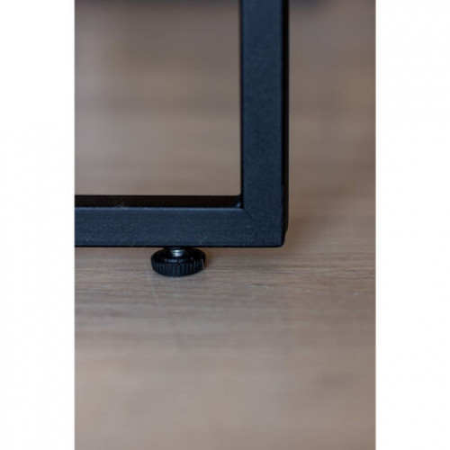 Стол BRABIX SMART CD-019, 1180х600х770 мм, ЛОФТ, металл/ЛДСП бунратти, каркас черный, 641948