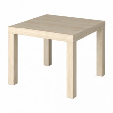 Стол журнальный Лайк аналог IKEA (ш550*г550*в440 мм), дуб светлый, ш/к 07087