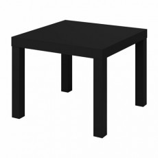 Стол журнальный Лайк аналог IKEA (ш550*г550*в440 мм), черный, ш/к 07070