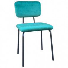 Стулья BRABIX Dream CF-090, КОМПЛЕКТ 4 шт., черный каркас, ткань зеленая, 533253