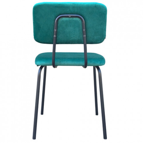 Стулья BRABIX Dream CF-090, КОМПЛЕКТ 4 шт., черный каркас, ткань зеленая, 533253