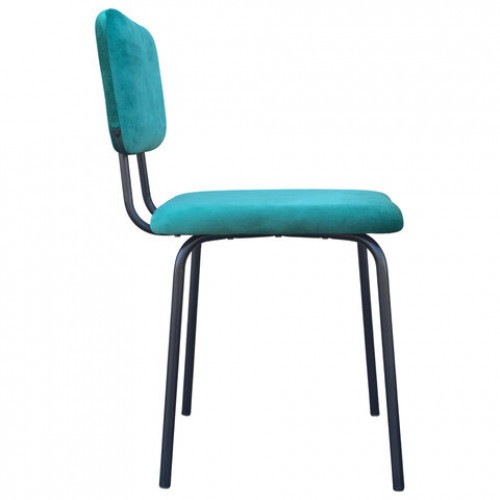 Стулья BRABIX Dream CF-090, КОМПЛЕКТ 4 шт., черный каркас, ткань зеленая, 533253