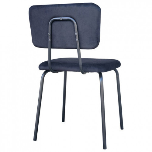 Стулья BRABIX Dream CF-090, КОМПЛЕКТ 4 шт., черный каркас, ткань черная, 533243