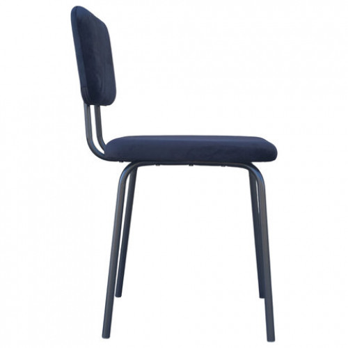 Стулья BRABIX Dream CF-090, КОМПЛЕКТ 4 шт., черный каркас, ткань черная, 533243