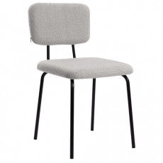 Стулья BRABIX Ideal CF-080, КОМПЛЕКТ 4 шт., черный каркас, букле серый, 533256