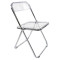 Стул складной прозрачный BRABIX Glam CF-020, хромированный каркас, пластик, 533245 Стул складной прозрачный BRABIX Glam CF-020, хромированный каркас, пластик, 533245