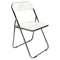 Стул складной глянцевый белый BRABIX Style CF-015, хромированный каркас, пластик, 533249 Стул складной глянцевый белый BRABIX Style CF-015, хромированный каркас, пластик, 533249