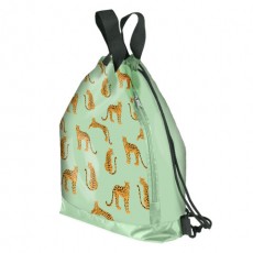 Мешок для обуви ЮНЛАНДИЯ, с ручками, боковой карман на молнии, 46х36 см, Wild Cats, 271614